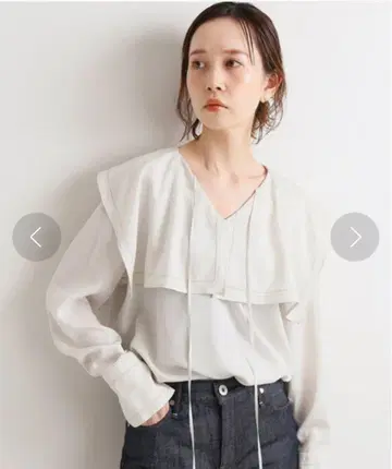IENA 21ss 빅 칼라 블라우스 미사용 새상품 택 포함