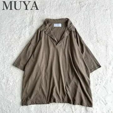 MUYA 무야 새상품급 스키퍼 오버 사이즈 폴로 셔츠 블라우스 사이즈 4