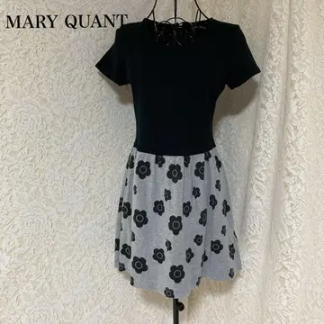 MARY QUANT 마리콴트 무릎 기장 원피스 데이지 꽃무늬 (287)