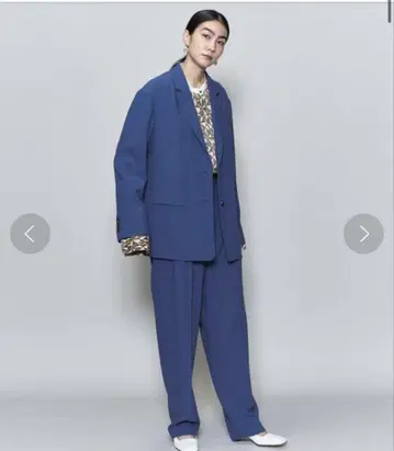6(ROKU)DOBBY SET UP 2B JACKET/자켓 블루