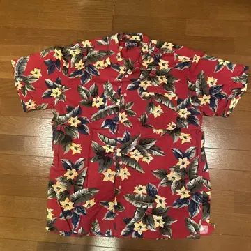 CHAPS RALPH LAUREN 챕스 랄프 로렌 하와이안 반팔 셔츠