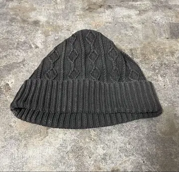 쿠라시키 데님 그레이 니트 모자