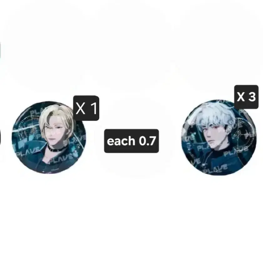 PLAVE | 플레이브 PLAVE Dash Can Badge Eunho Noah Black on