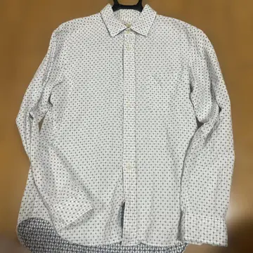 JAPAN BLUE JEANS 긴팔 사리 셔츠 화이트