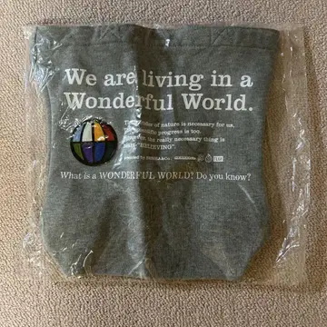유자 Wonderful World 토트백