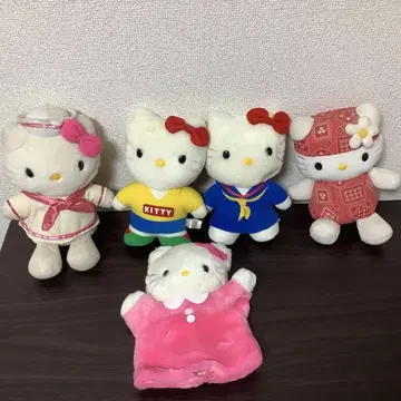 1994 키티 봉제 인형 산리오 레트로 쇼와 옛날 초레어