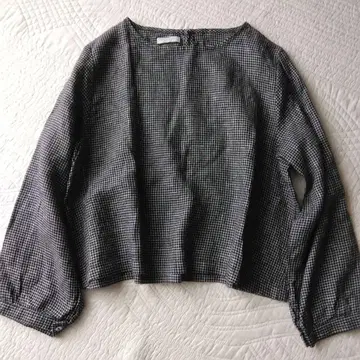 fog linen work 린넨 100% 오버 블라우스