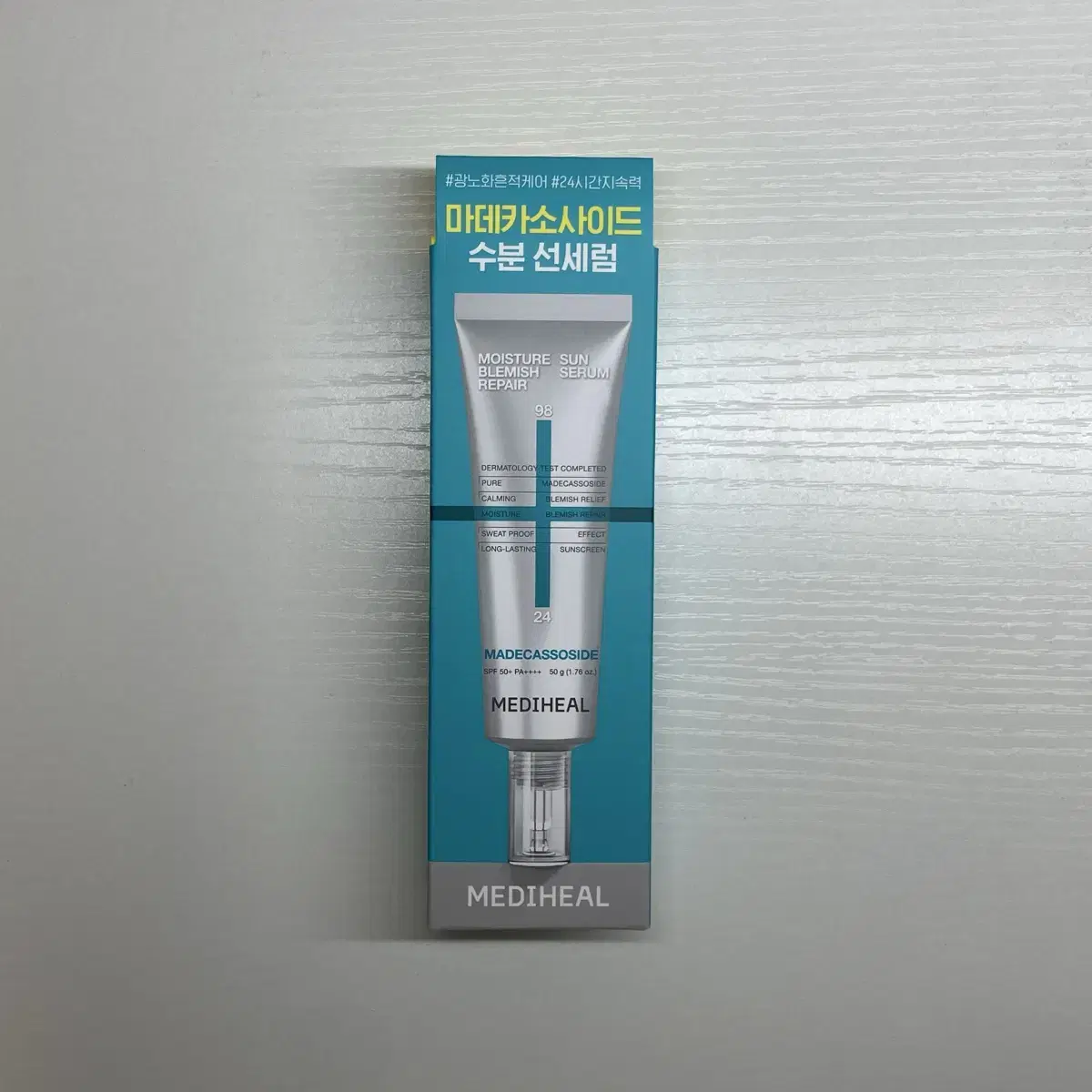 Sealed Mediheal Madecassoside Moisture Sun Serum Sun Cream Scar Repair 50g