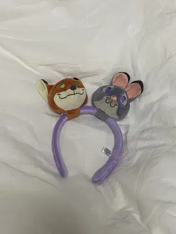 홍콩 한정 정품 디즈니 머리띠 주토피아 닉 주디 커스텀