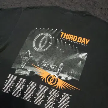 00s THIRD DAY 투어 티셔츠 빈티지