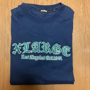 XLARGE 네이비 티셔츠 L 사이즈