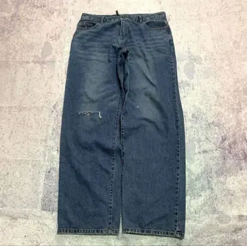 아카이브 백키 와이드 데님 페이드