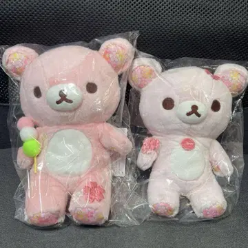 리락쿠마 벚꽃 리락쿠마 모아서 앉기 봉제 인형