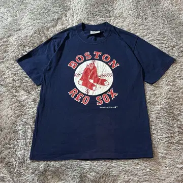90's USA제 벨바신 [L] MLB 보스턴 레드삭스 네이비 컬러