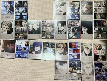 진격의 거인 땅울림 F상 G상 메모리얼 카드 세미 컴프