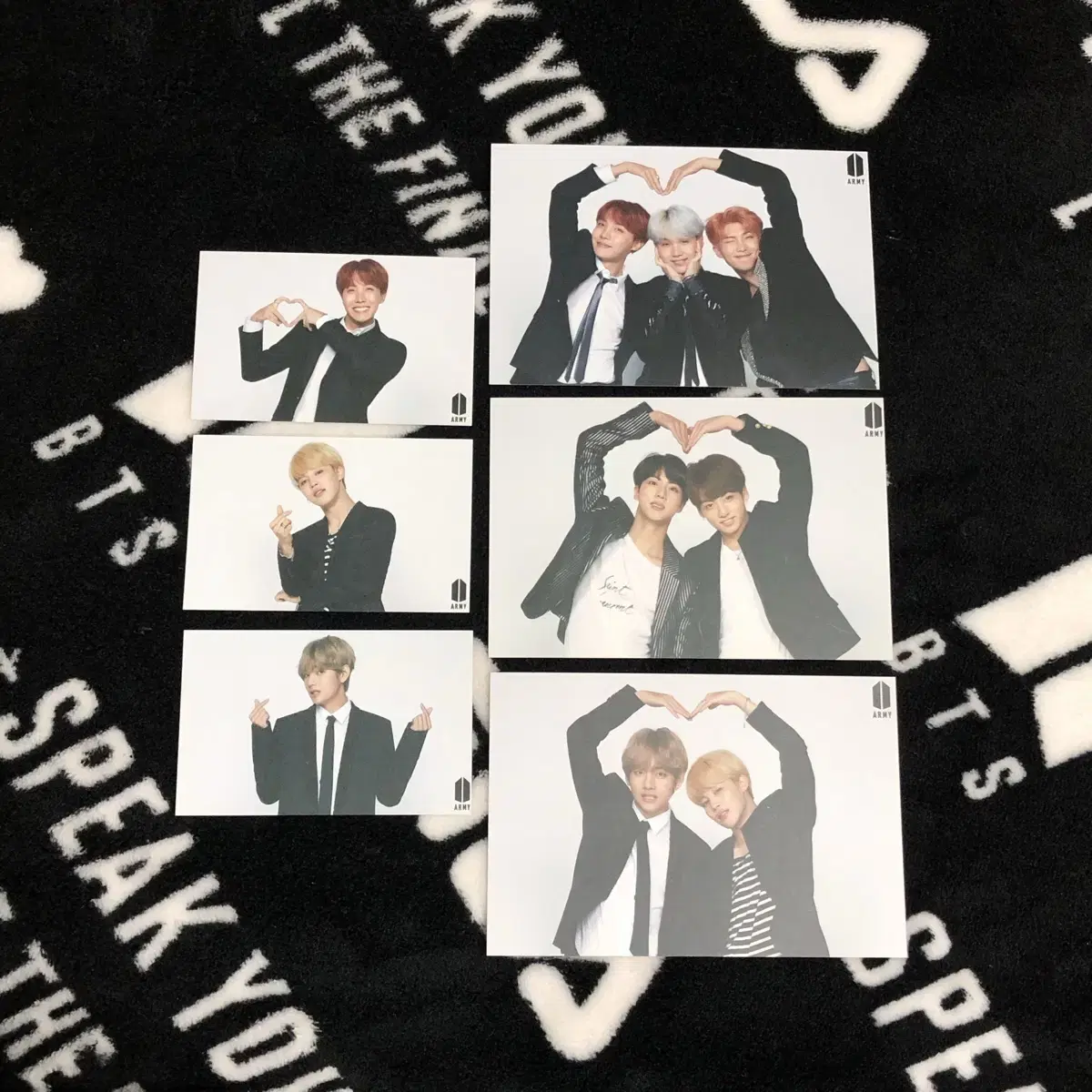 방탄 윙파콘 윙즈파이널 아미부스 포카 BTS WINGS ARMY POCA
