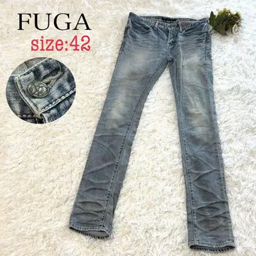 FUGA 후가 허니컴 슬림 핏 데님 팬츠 42 y2k