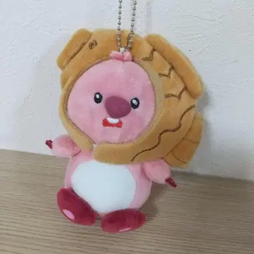 loopy 루피 루피 봉제 인형 키링 타이야키