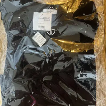 evelyn 하트 시스루 비쥬 TP 블랙