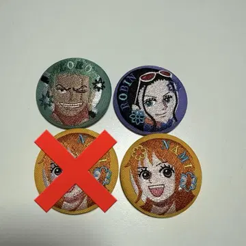 ONEPIECE 자수 캔뱃지