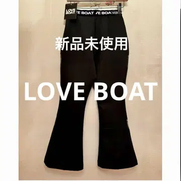 LOVE BOAT 플레어 팬츠 블랙 미사용 새상품