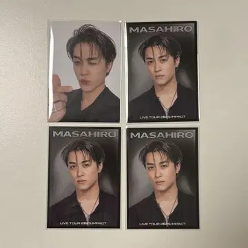 BALLISTIK BOYZ 사다 마사히로 포토 카드 4장 세트