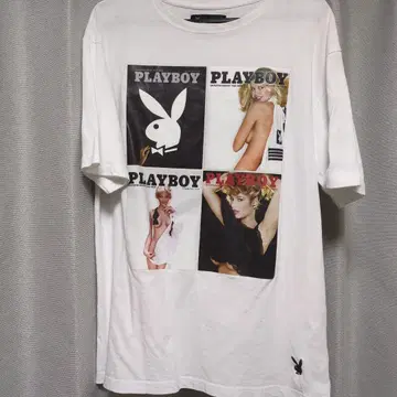 PLAYBOY 티셔츠 롱 T 4장 세트