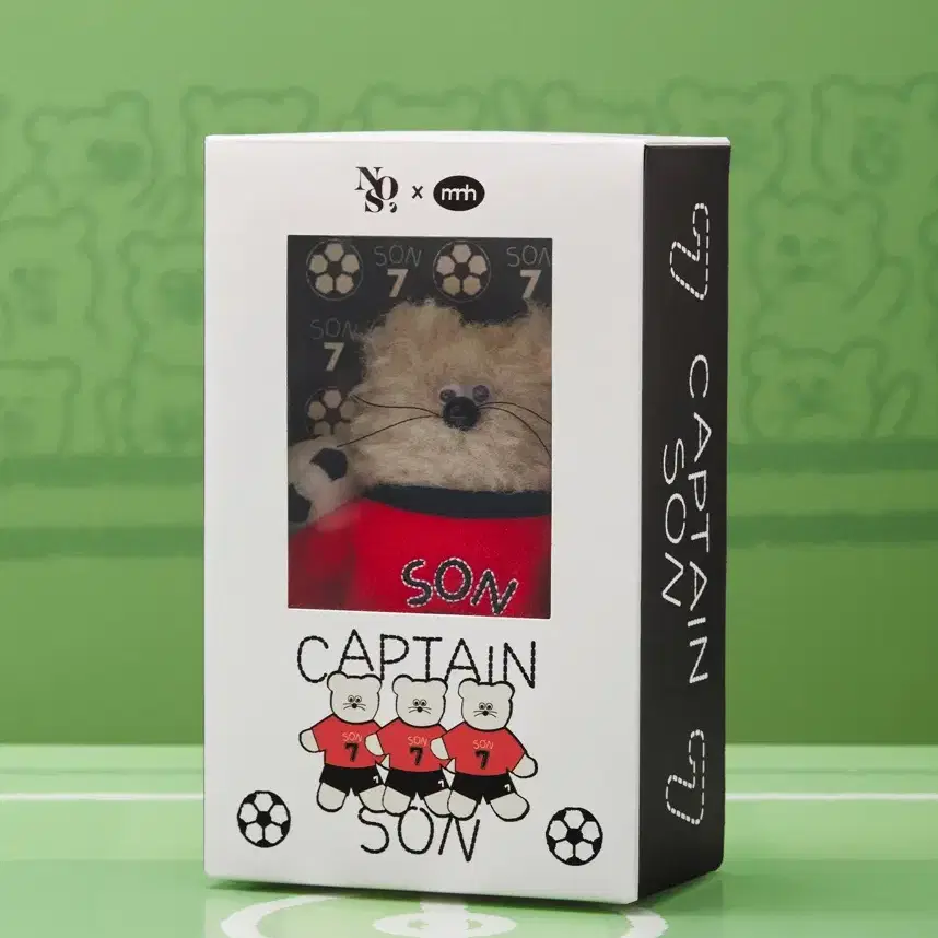 Monamhee ■ M.N.H x NOS7 Captain SON.hee Keyring Red NOS7 x Monamhee Captain Sonhee Doll Keyring - NOS7