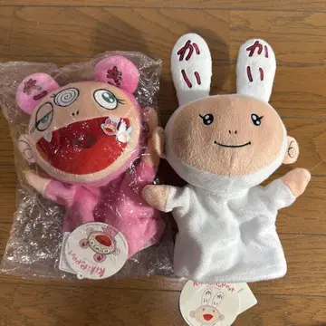 무라카미 다카시 카이카이키키 퍼펫 봉제 인형 세트