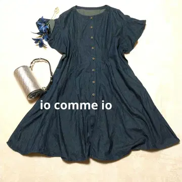 새상품급 io comme io 이오코무이오 센소유니코 데님 원피스 M