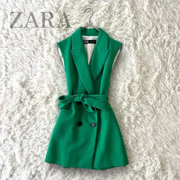 새상품급 ZARA 자라 베스트 플라주 라빠르망 SLOANE GREEN