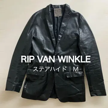 RIP VAN WINKLE 가죽 테일러드 자켓 스티어 하이드 L 상당