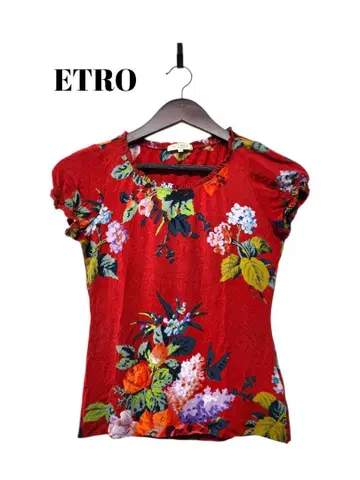 64863 ETRO 꽃무늬 티셔츠