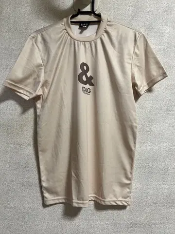 D&G 로고 티셔츠 32/46 베이지