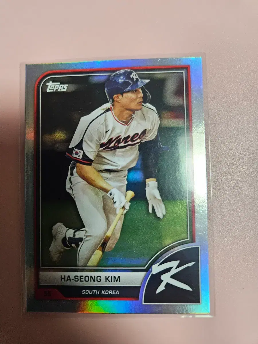 김하성 Topps WBC 실버 포일 카드