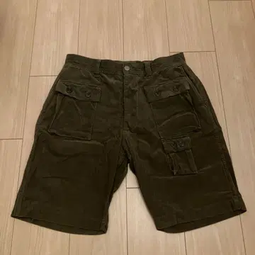 SASAFRAS G.D.U PANTS 1/2 코듀로이 숏 팬츠