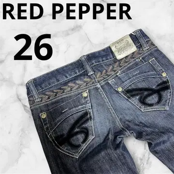 RED PEPPER 26 y2k 데님 팬츠 청바지