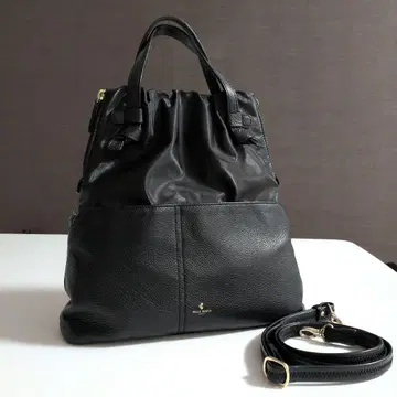 PELLE BORSA 블랙 숄더백 4way