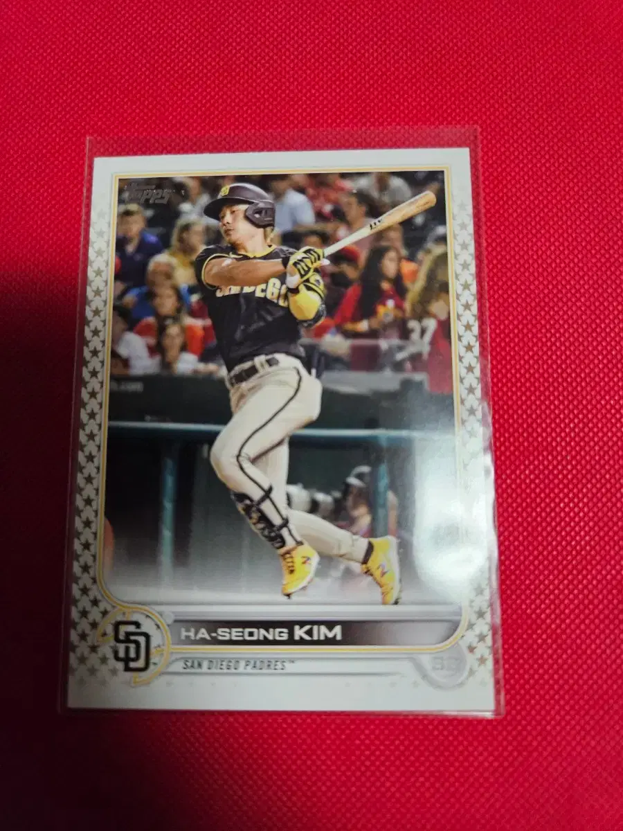 김하성 2022 Topps Gold Star 카드
