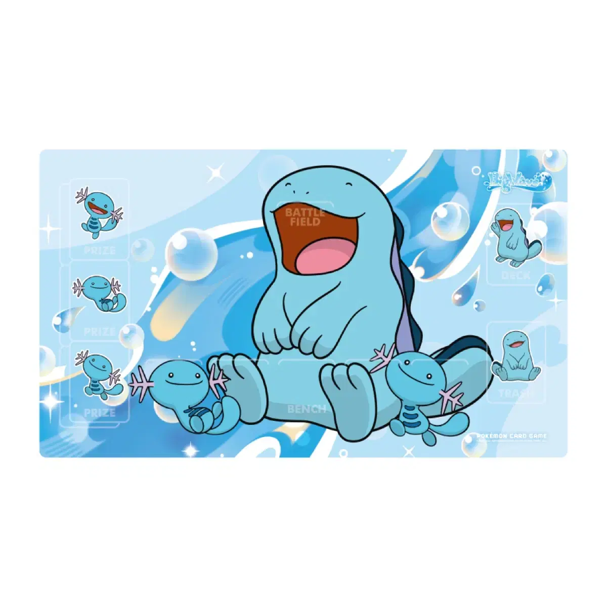 Pokemon Card Playmat Quagsire & Wooper