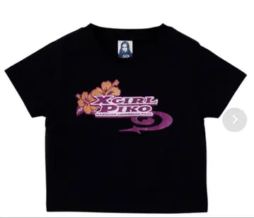 X-girl x PIKO S/S BABY TEE 티셔츠