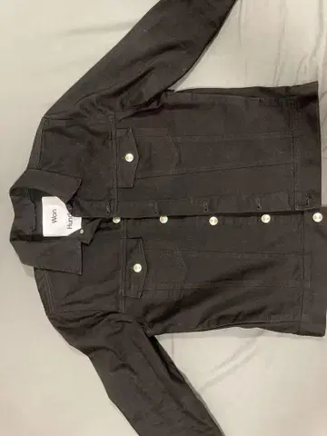 Worn Hundred 블랙 데님 자켓