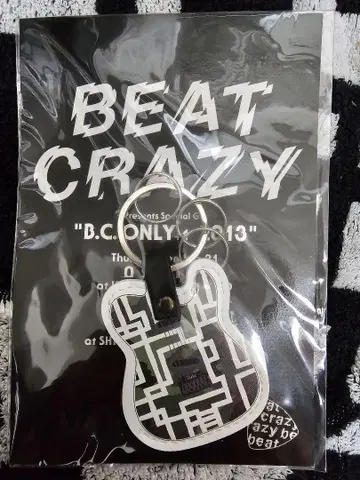헝겊 가방 토라야마 BEAT CRAZY 2013 기타 키링 미개봉 새상품