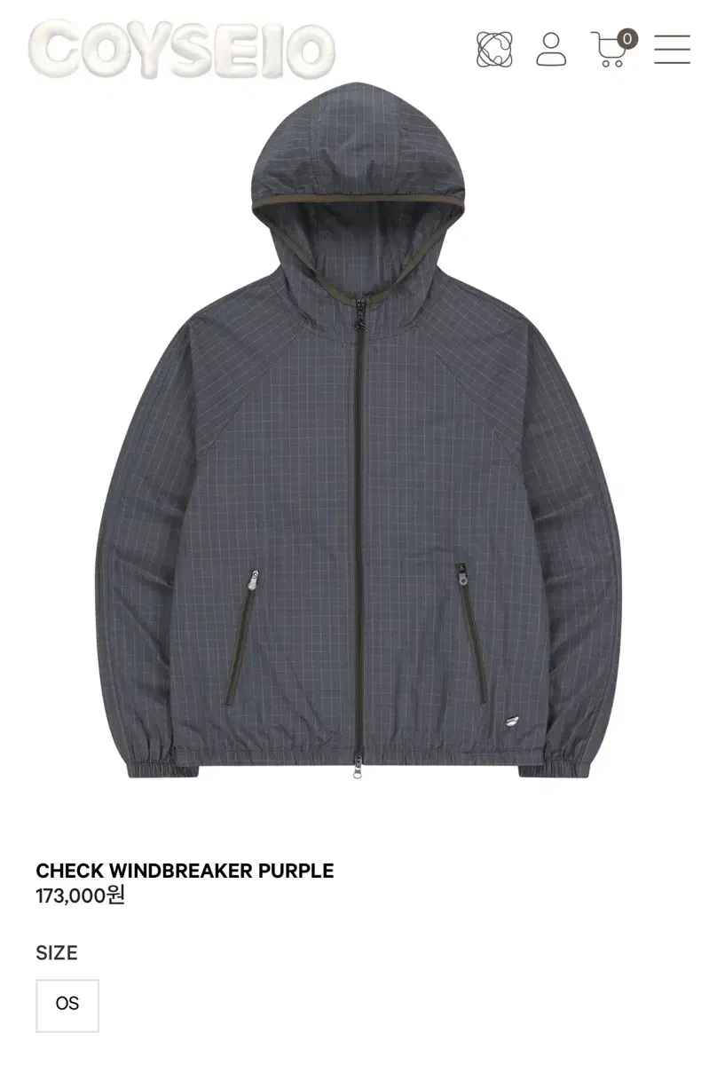 Coyseio Windbreaker Purple