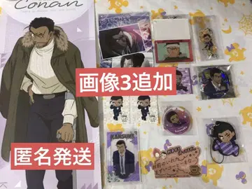 명탐정 코난 야마토 칸스케 포스터 캔뱃지 아크링 키링 클리어 카드 스티커