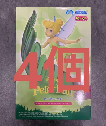 피터팬 ACT/CUT 팅커벨 피규어 4개