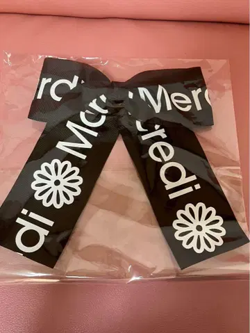 마르디메크르디 리본 머리핀 블랙 정품 미개봉 새상품