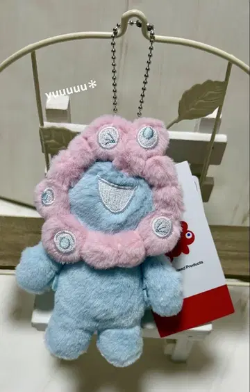 미야쿠미야쿠 컬러 마스코트 블루 봉제 인형 파스텔 엑스포