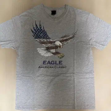 구제 의류 EAGLE AMERICAN CLASSIC 티셔츠 그레이