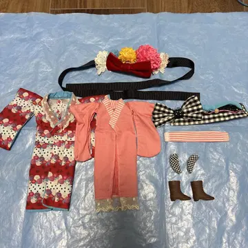 네오 브라이스 레이디 까멜리아 기모노 아웃핏 (일본 나막신 결품)